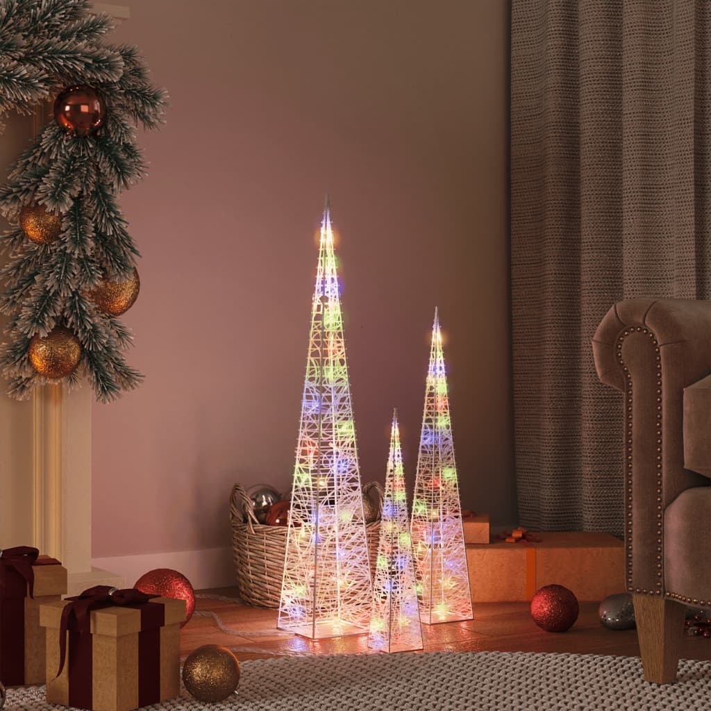 Acrylic Decorative Led Light Cone