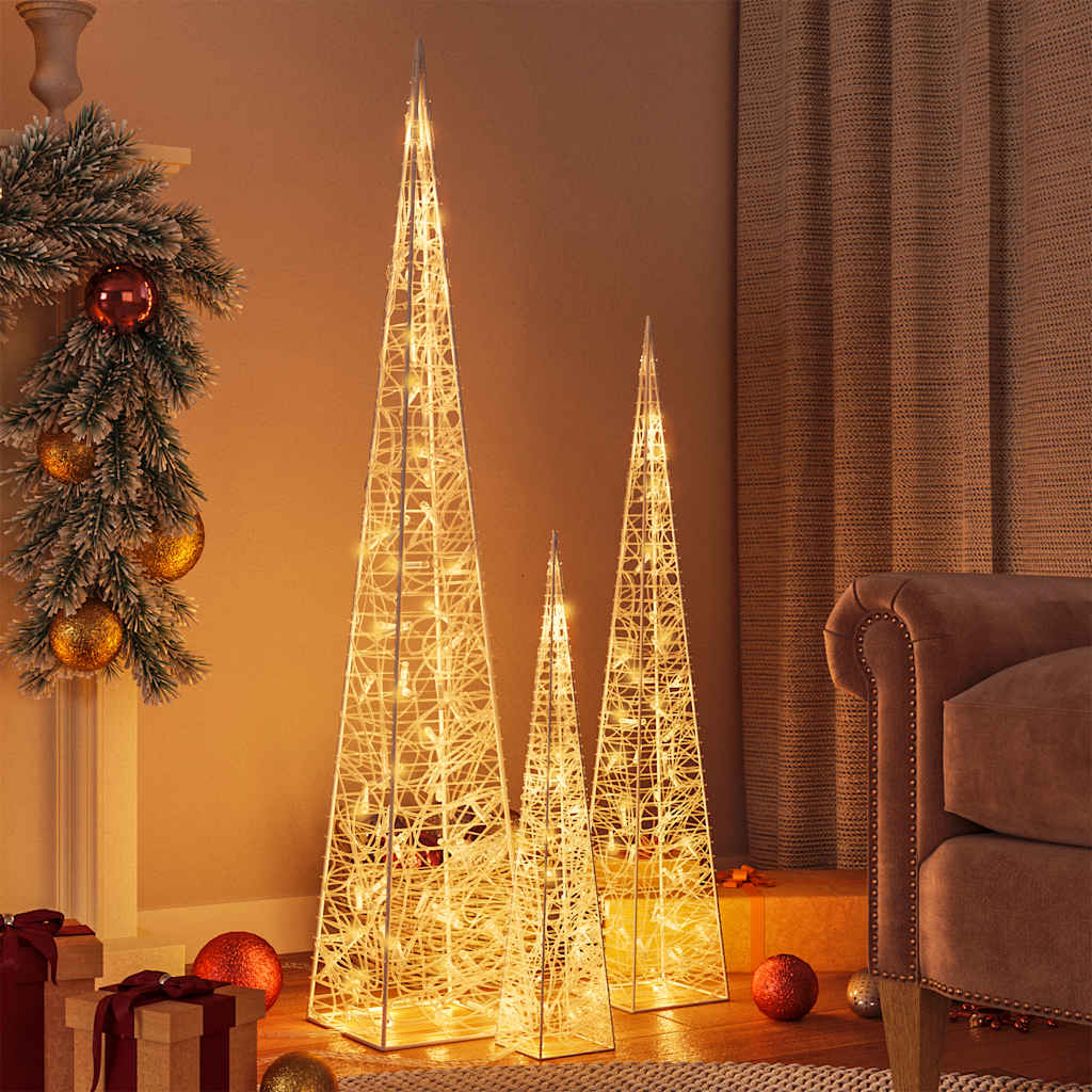Acrylic Decorative Led Light Cone