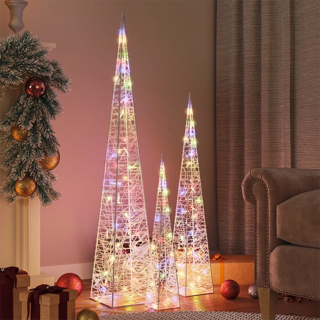 Acrylic Decorative Led Light Cone