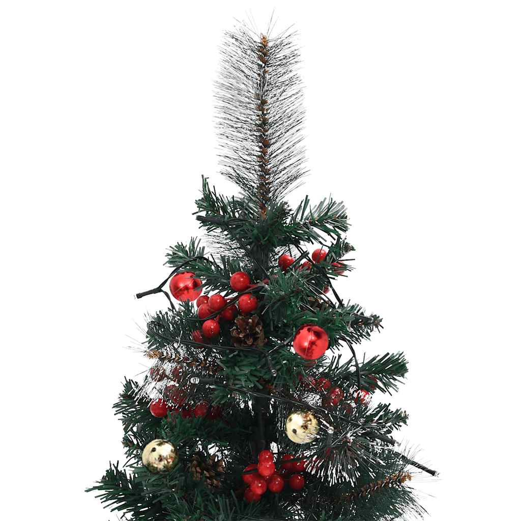 Artificial Pathway Pre-Lit Christmas Tree 2 Pcs Pvc