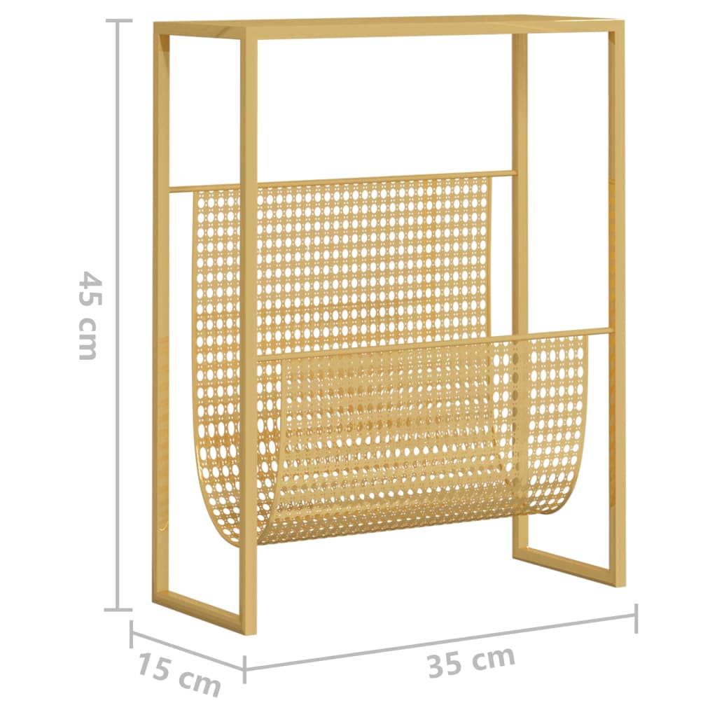 Magazine Rack 35X15X45 Cm Steel