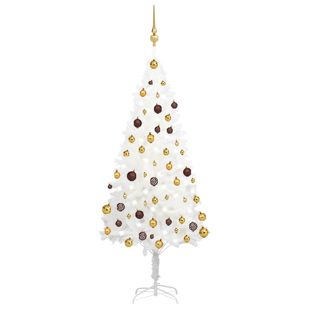 Artificial Pre-Lit Christmas Tree With Ball Set 180 Cm