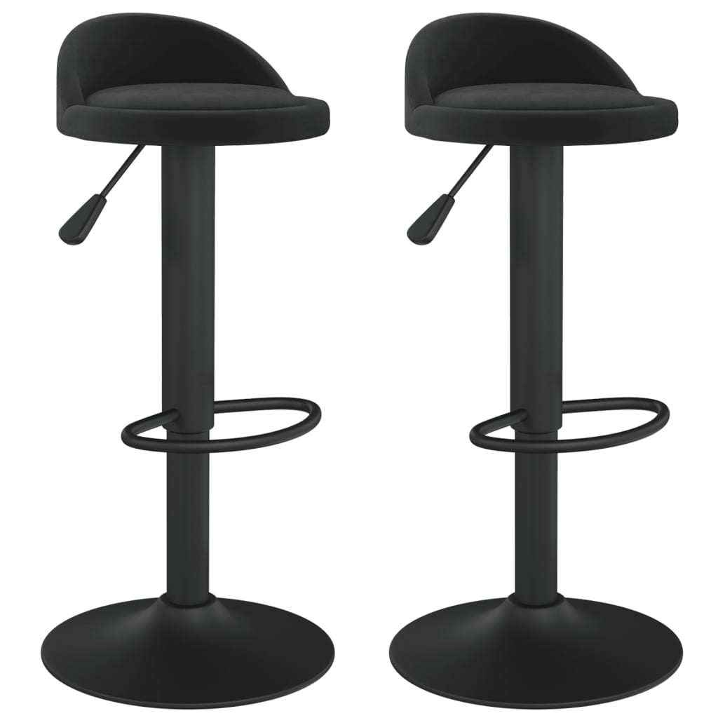 Bar Stools 2 Pcs Velvet