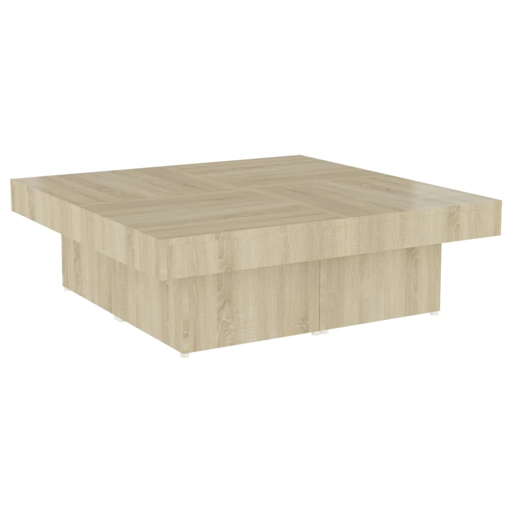 Coffee Table 90X90X28 Cm Engineered Wood