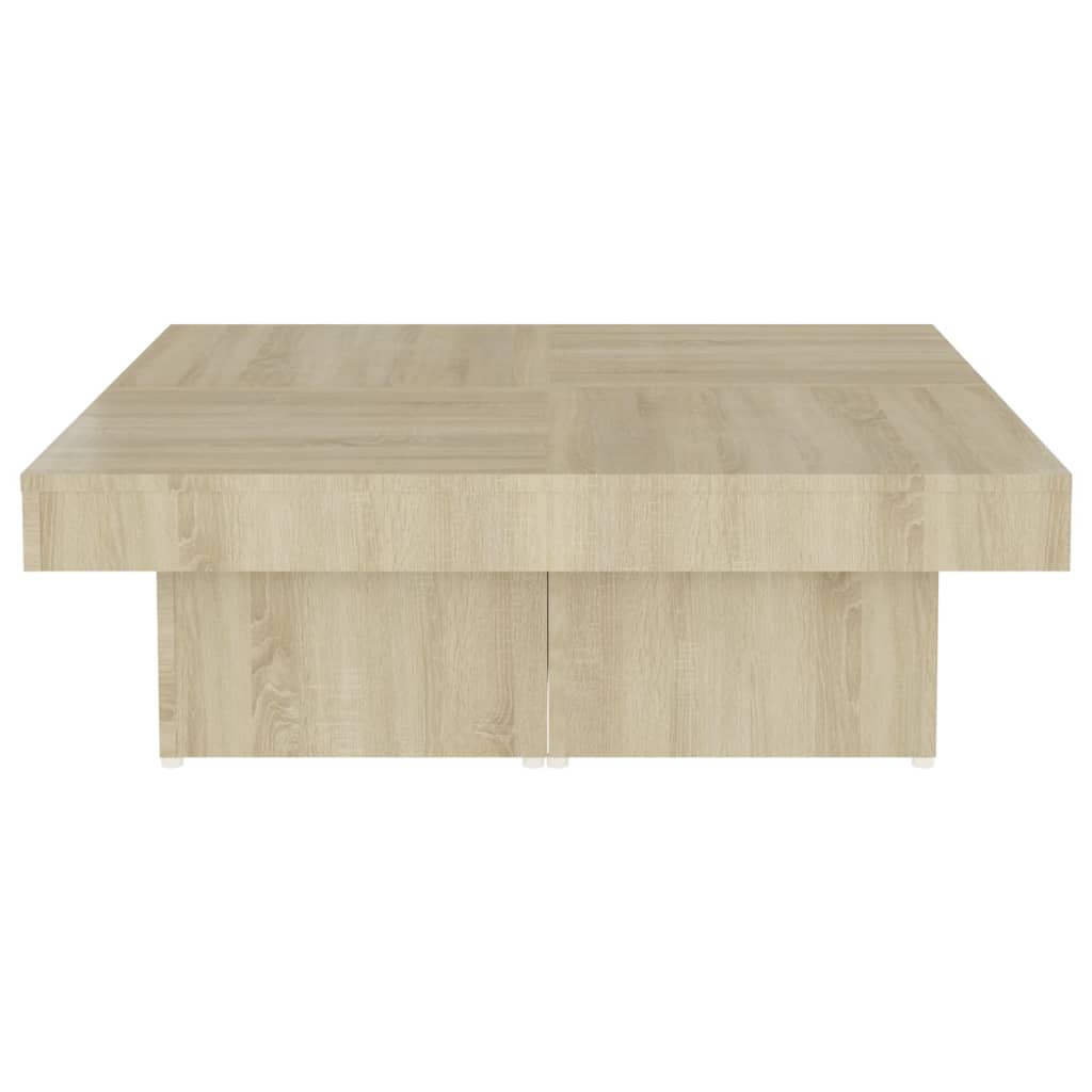 Coffee Table 90X90X28 Cm Engineered Wood