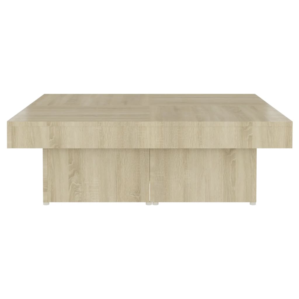 Coffee Table 90X90X28 Cm Engineered Wood