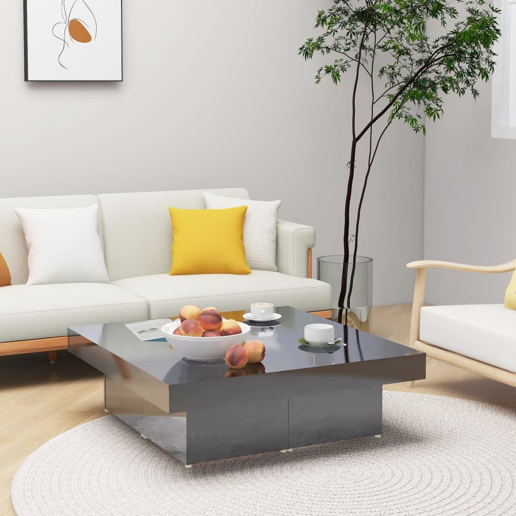 Coffee Table 90X90X28 Cm Engineered Wood