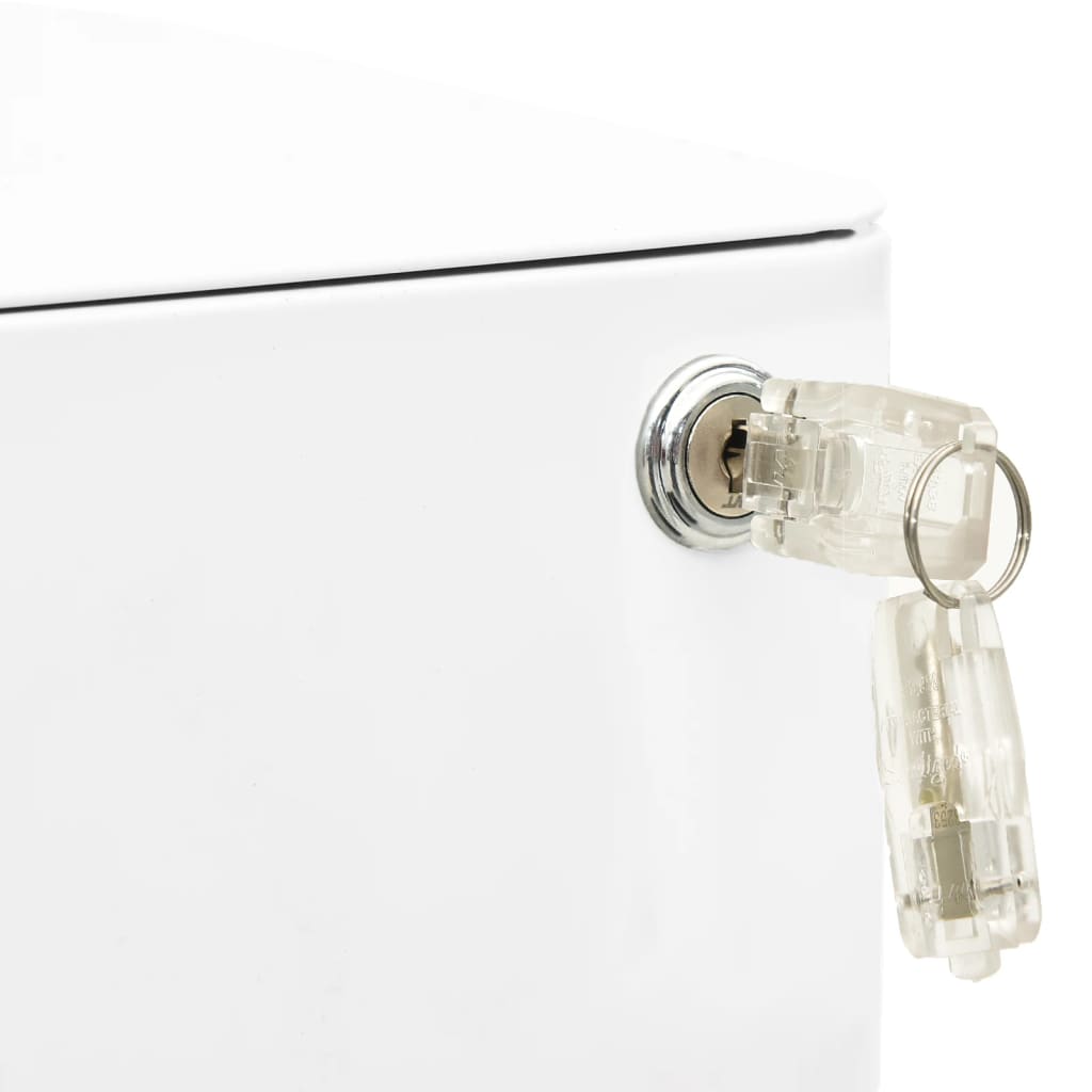 Mobile File Cabinet 30X45X59 Cm Steel