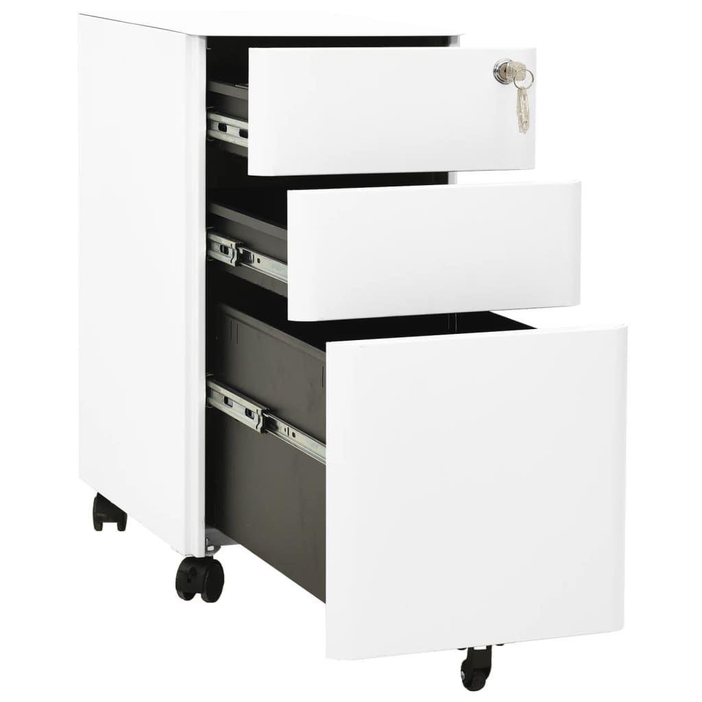 Mobile File Cabinet 30X45X59 Cm Steel