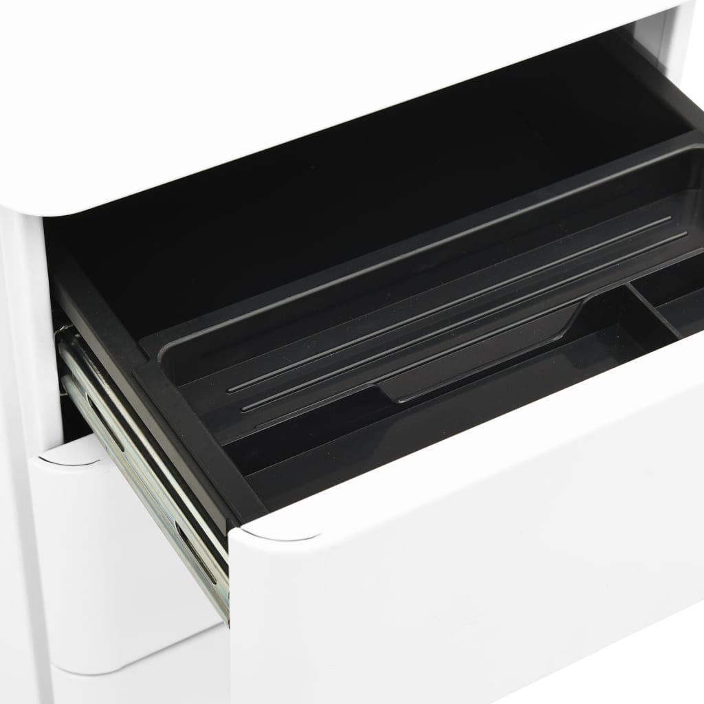 Mobile File Cabinet 30X45X59 Cm Steel