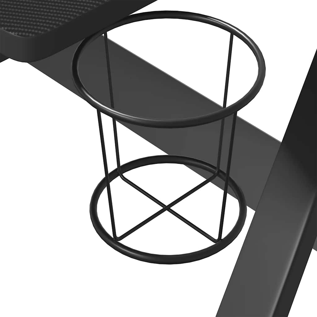 Gaming Desk With Zz Shape Legs