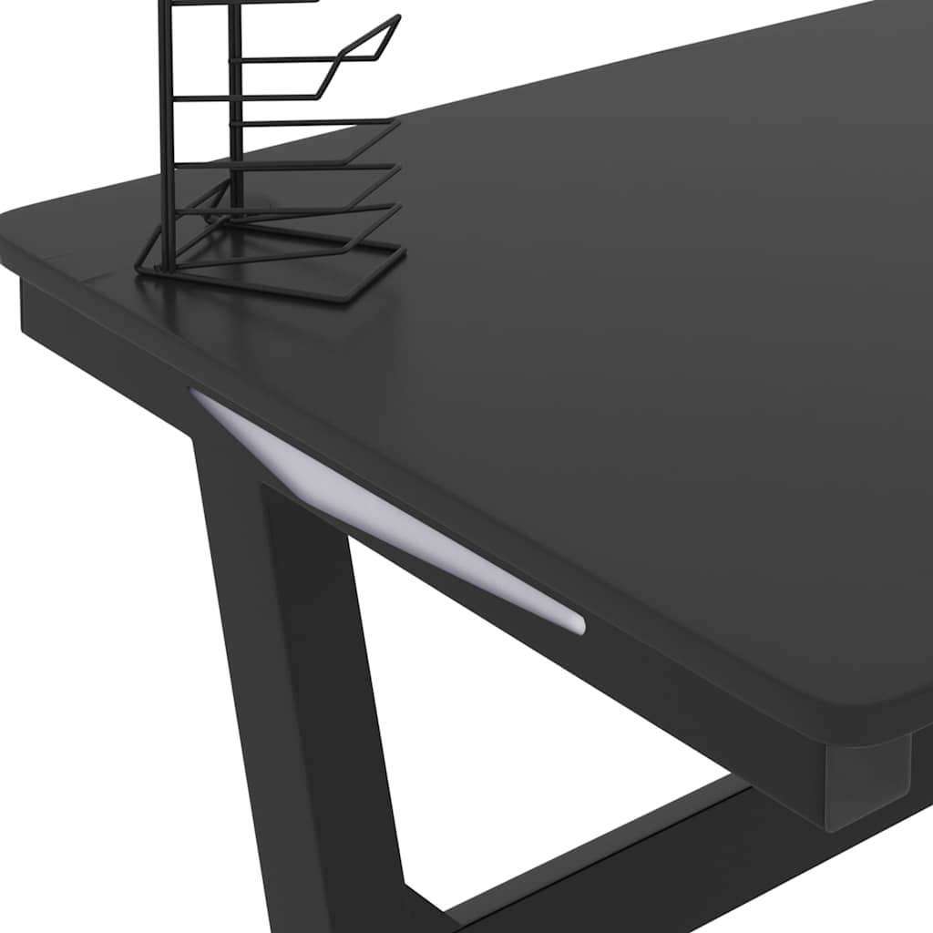 Gaming Desk Led With Z Shape Legs