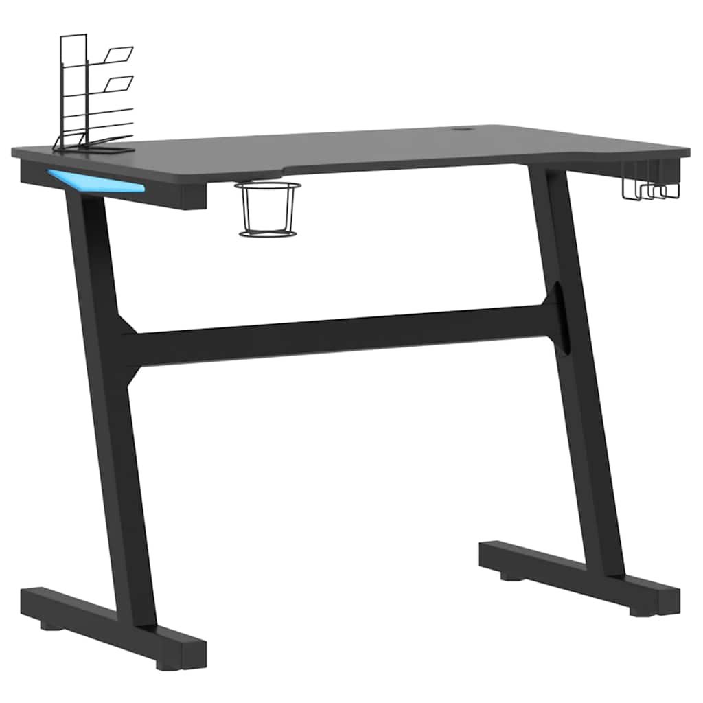Gaming Desk Led With Z Shape Legs
