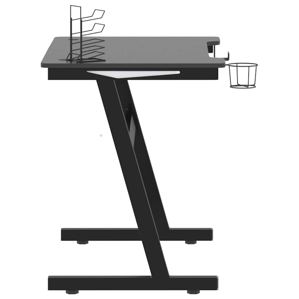 Gaming Desk Led With Z Shape Legs