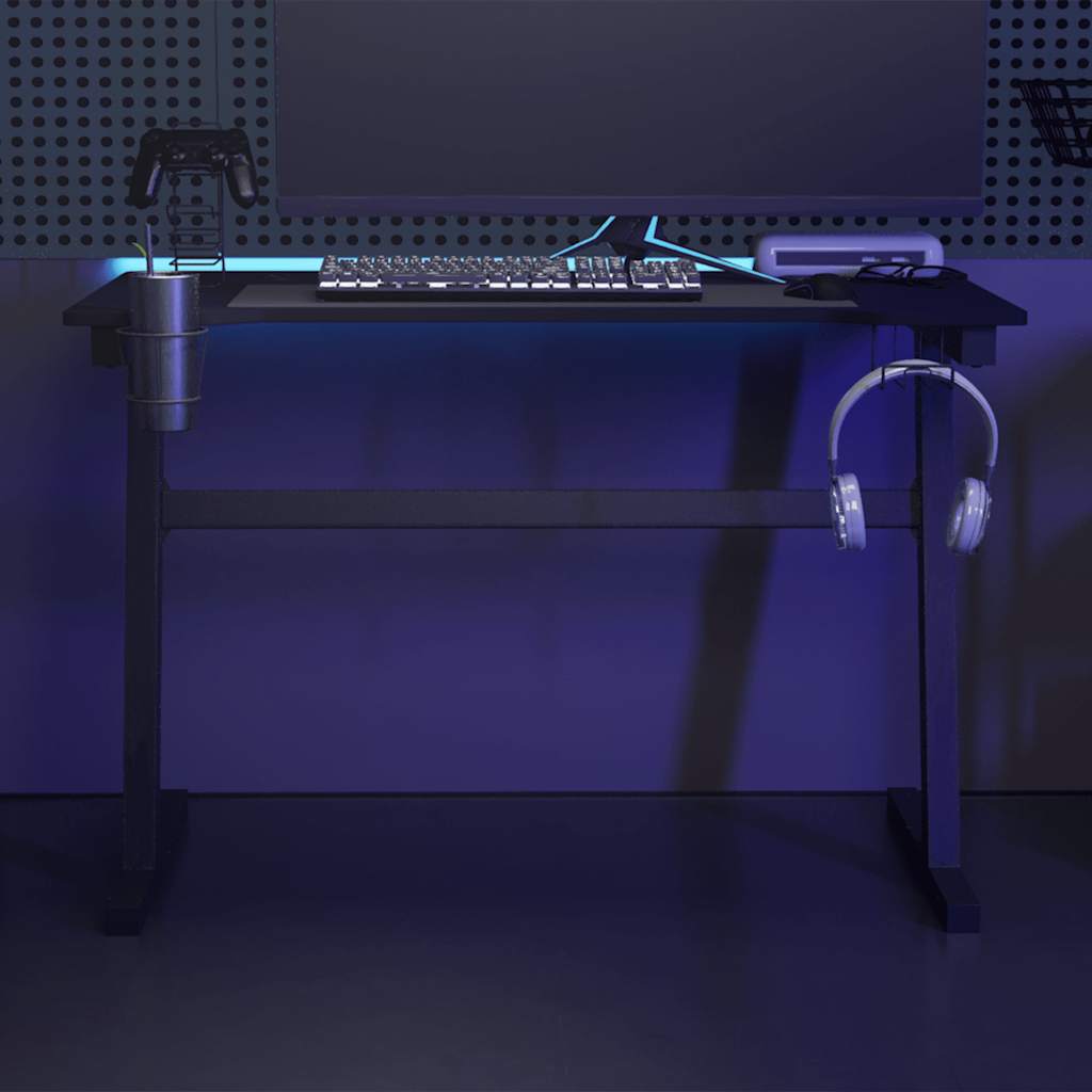 Gaming Desk Led With Z Shape Legs