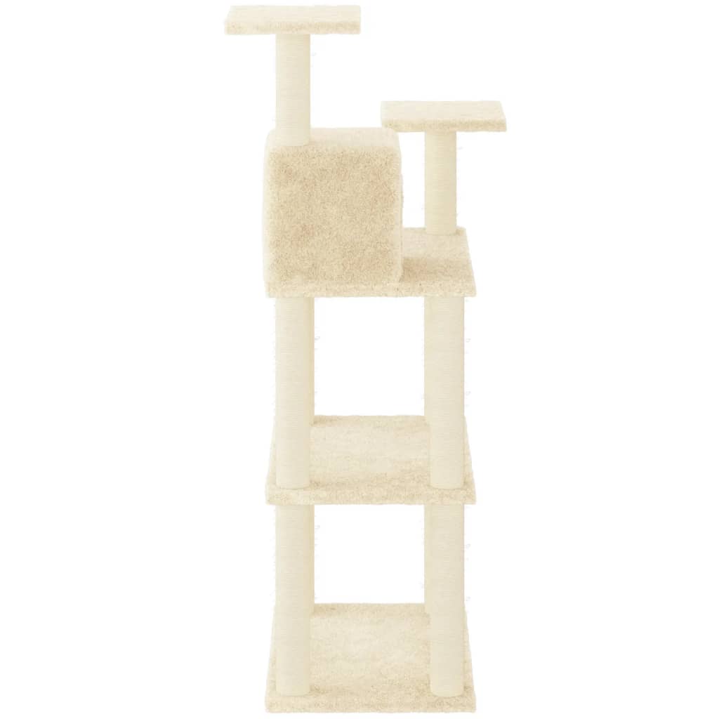 Cat Tree With Sisal Scratching Posts 118.5 Cm
