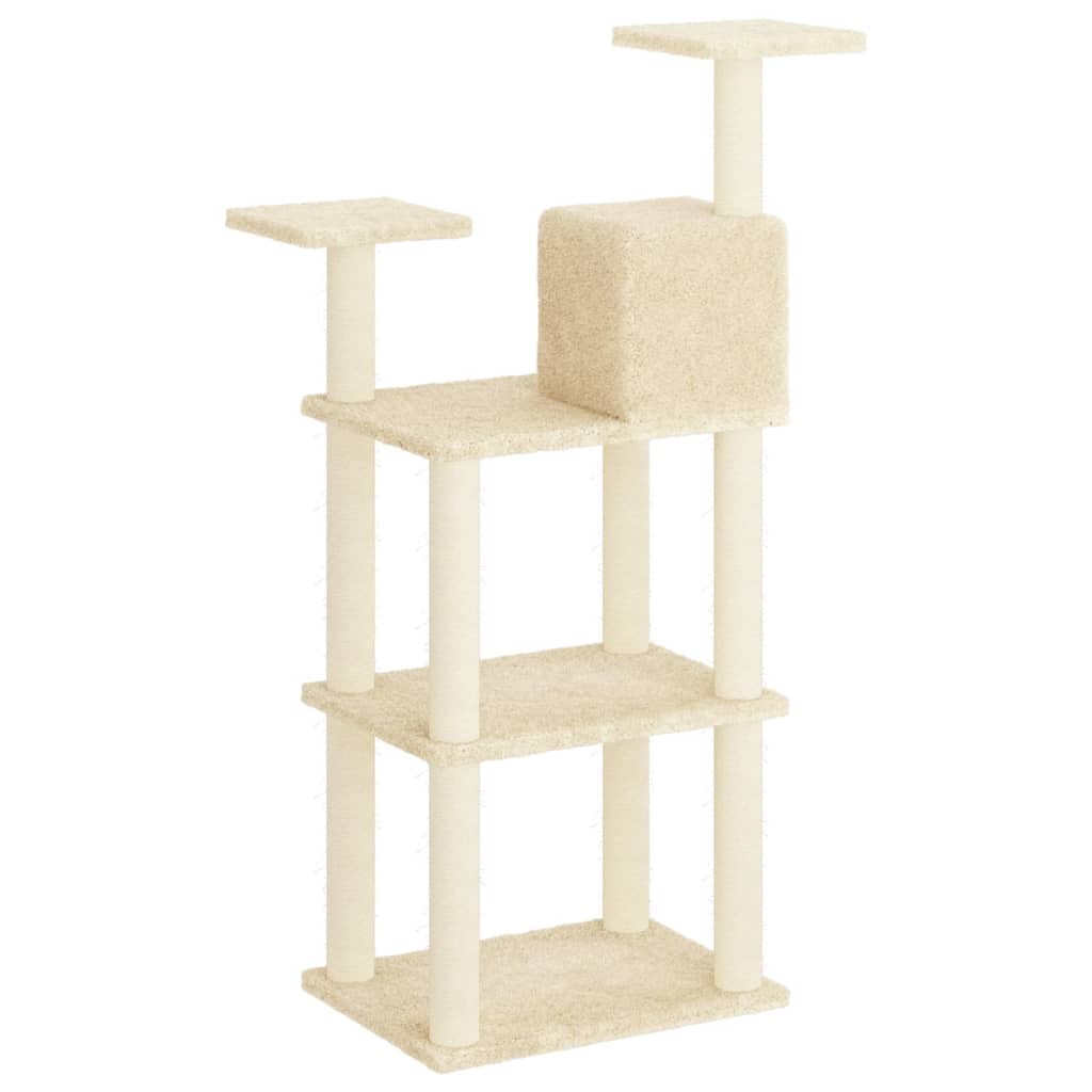 Cat Tree With Sisal Scratching Posts 118.5 Cm