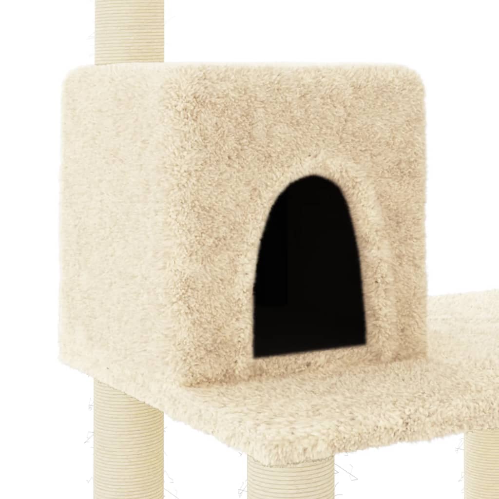Cat Tree With Sisal Scratching Posts 118.5 Cm