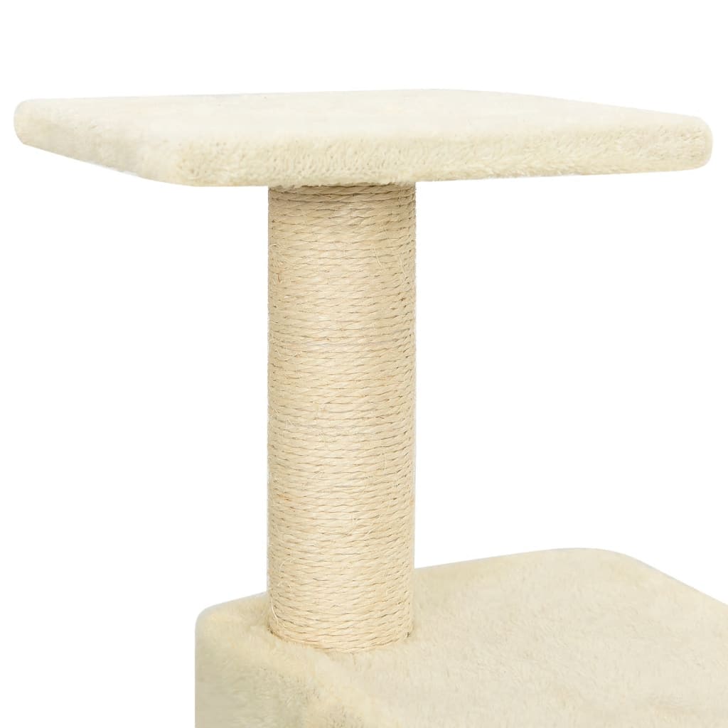 Cat Tree With Sisal Scratching Posts 118.5 Cm