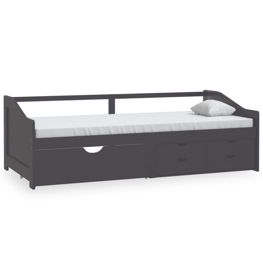 3-Seater Day Bed Without Mattress Solid Pinewood 90X200Cm