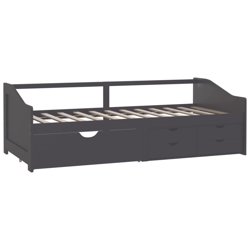 3-Seater Day Bed Without Mattress Solid Pinewood 90X200Cm