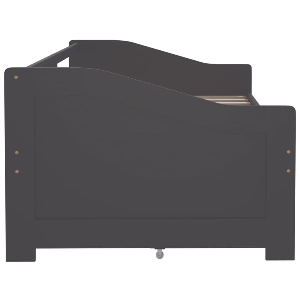 3-Seater Day Bed Without Mattress Solid Pinewood 90X200Cm