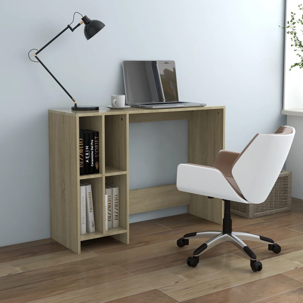 Desk 102.5X35X75 Cm Engineered Wood