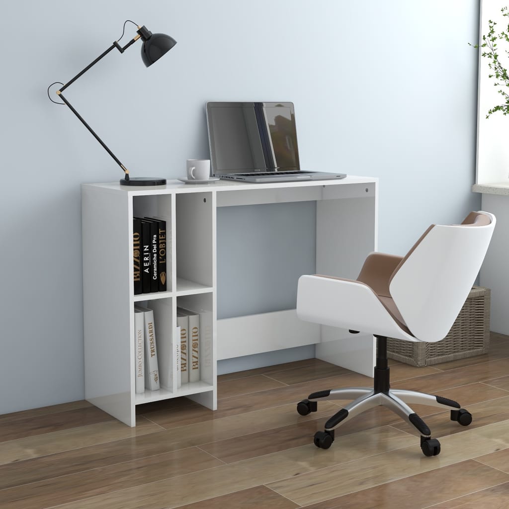 Desk 102.5X35X75 Cm Engineered Wood