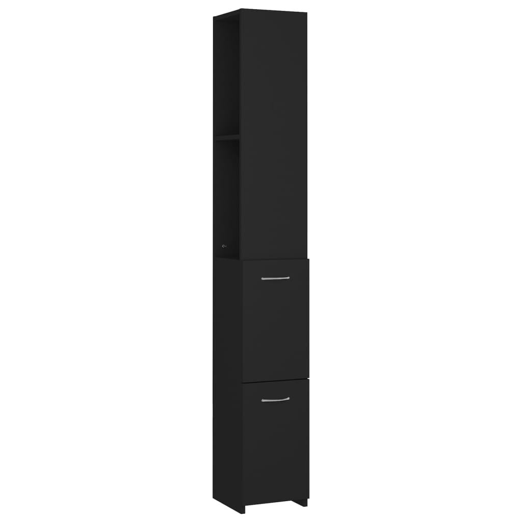 Bathroom Cabinet 25X26.5X170 Cm Engineered Wood