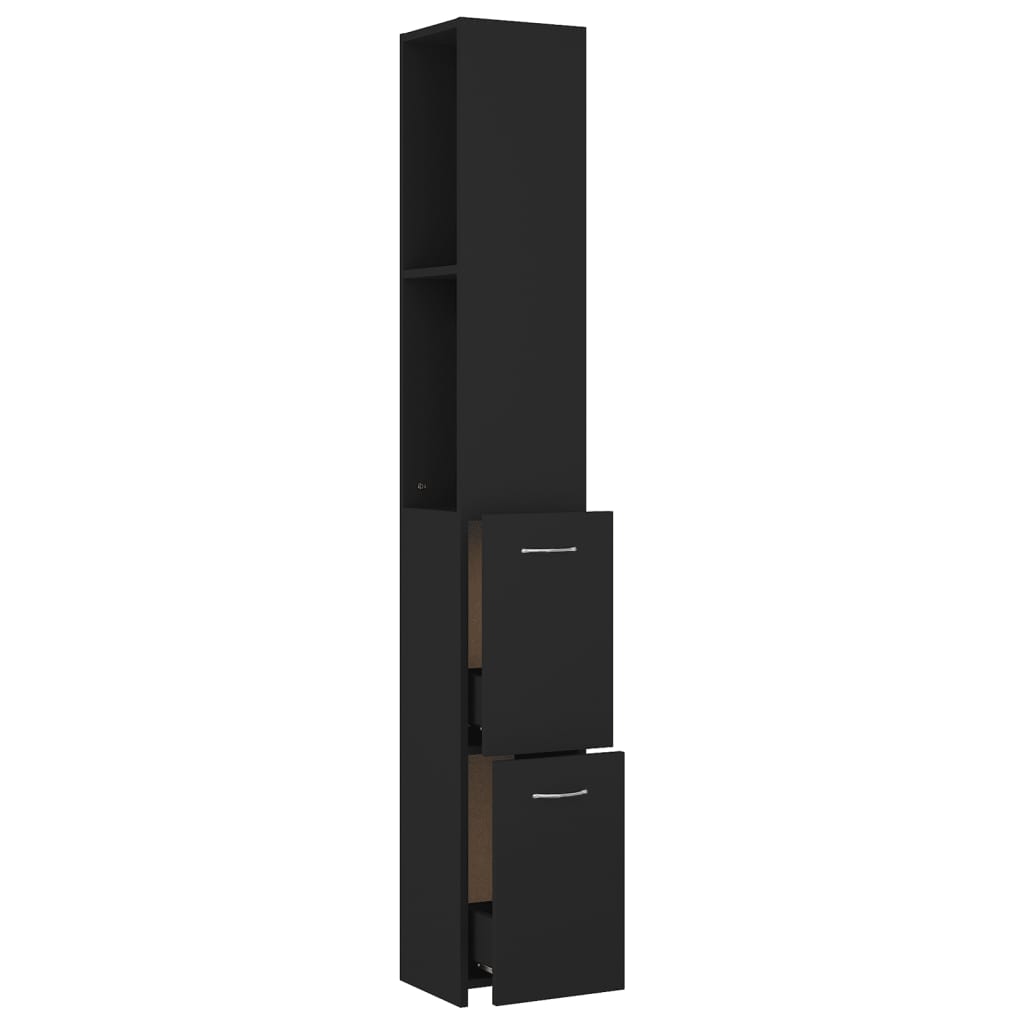 Bathroom Cabinet 25X26.5X170 Cm Engineered Wood