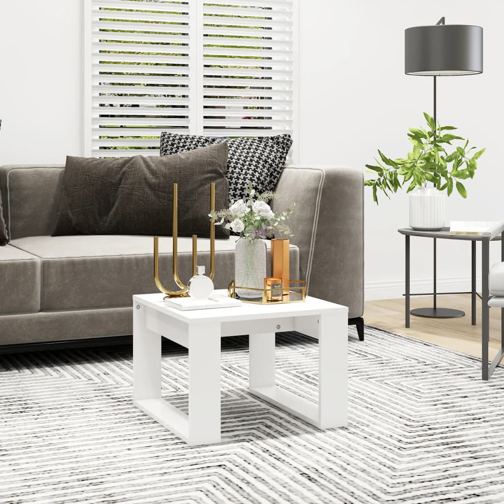 Side Table 50X50X35 Cm Engineered Wood