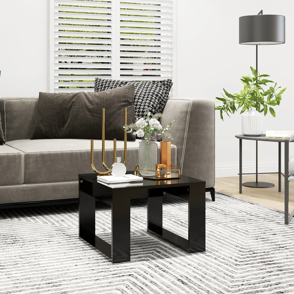 Side Table 50X50X35 Cm Engineered Wood