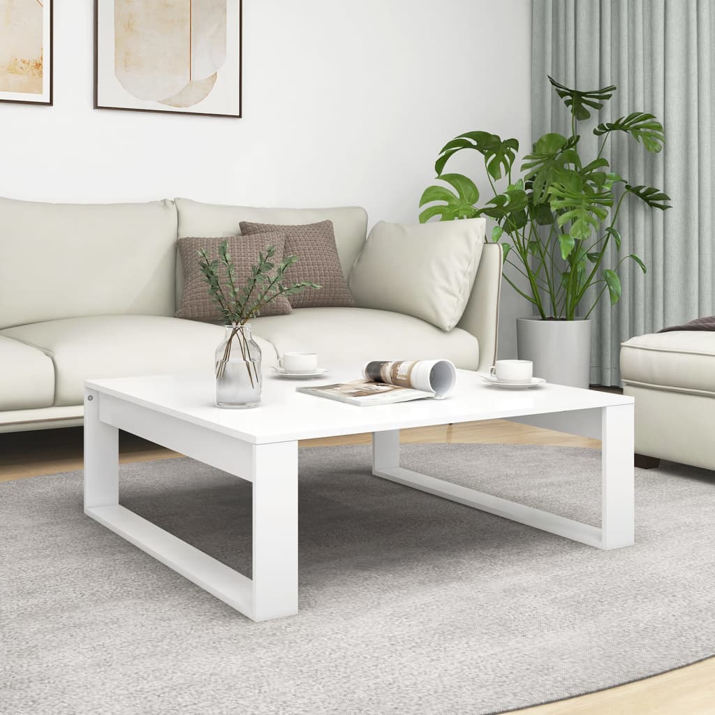 Side Table 50X50X35 Cm Engineered Wood