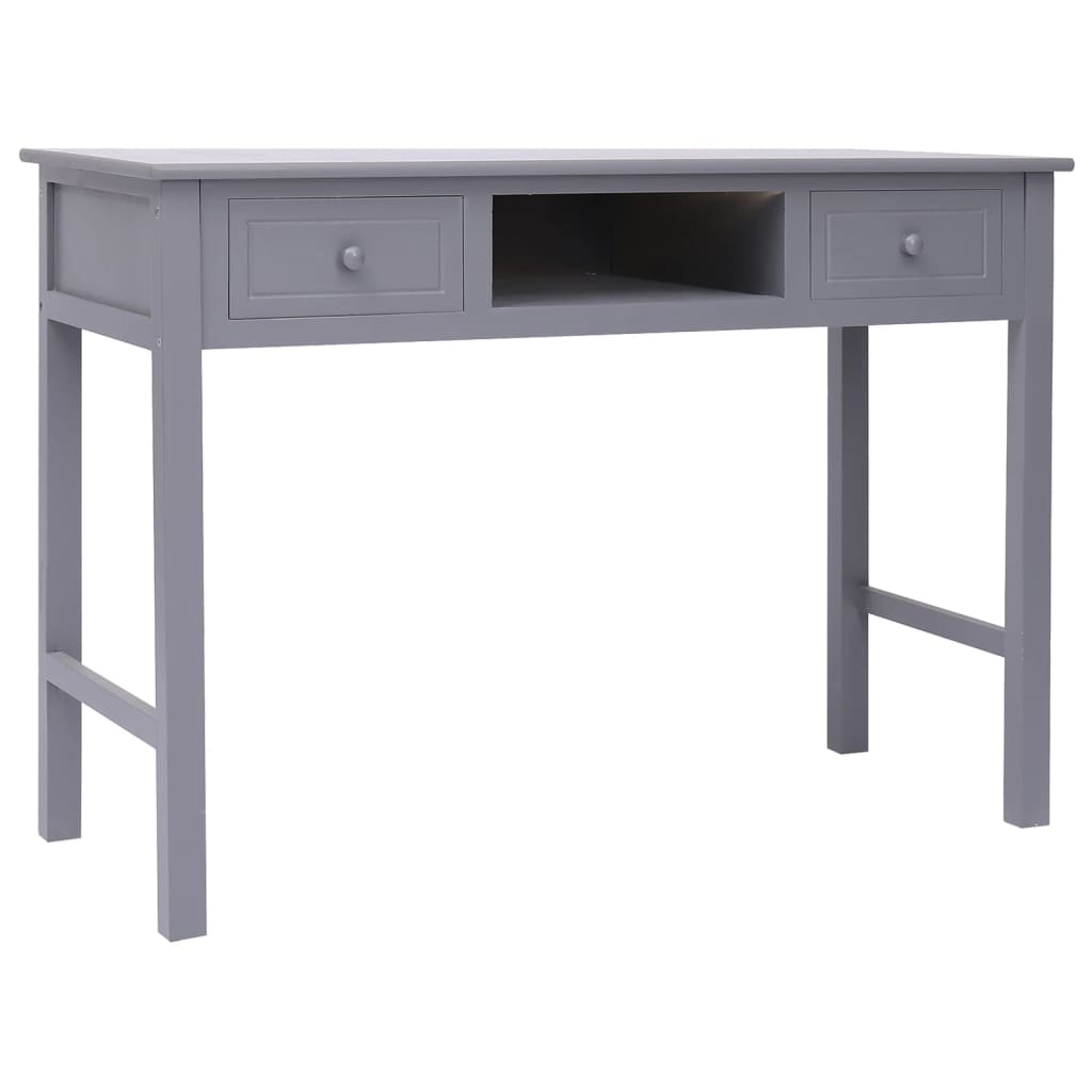 Writing Desk 108X45X76 Cm Solid Wood Paulownia
