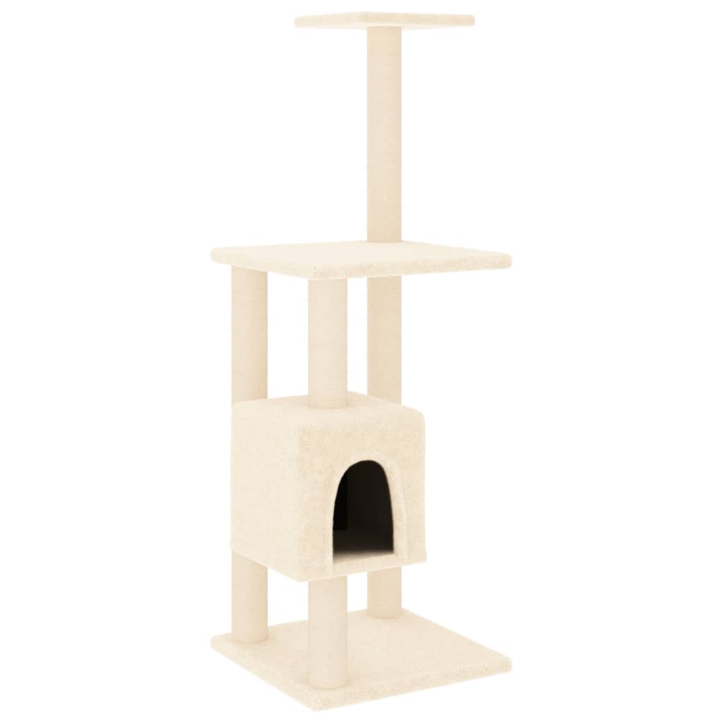 Cat Tree With Sisal Scratching Posts 104 Cm