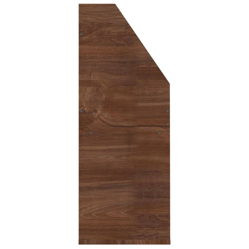 Children's Magazine Rack Brown Oak 71X30X78.5Cm Engineered Wood