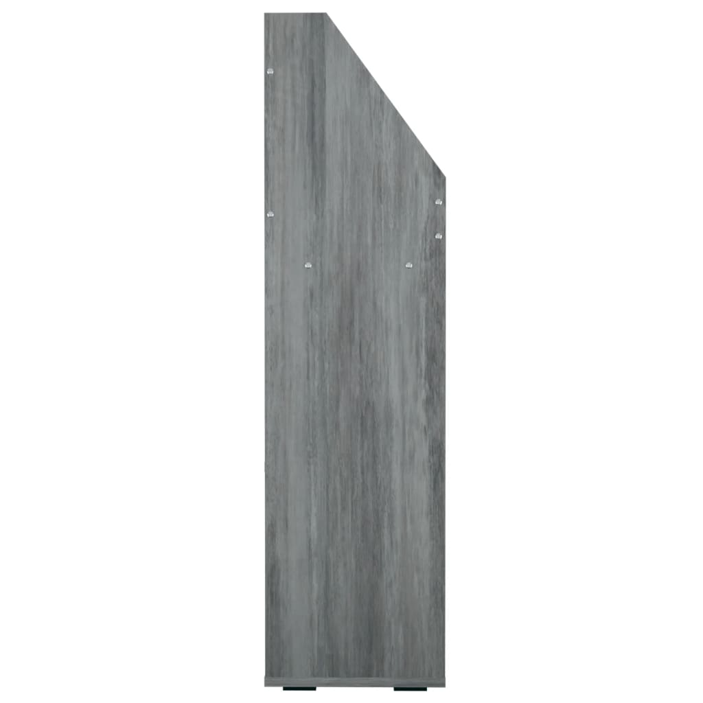 Children Magazine Rack Concrete Grey 71X30X114 Cm Engineered Wood