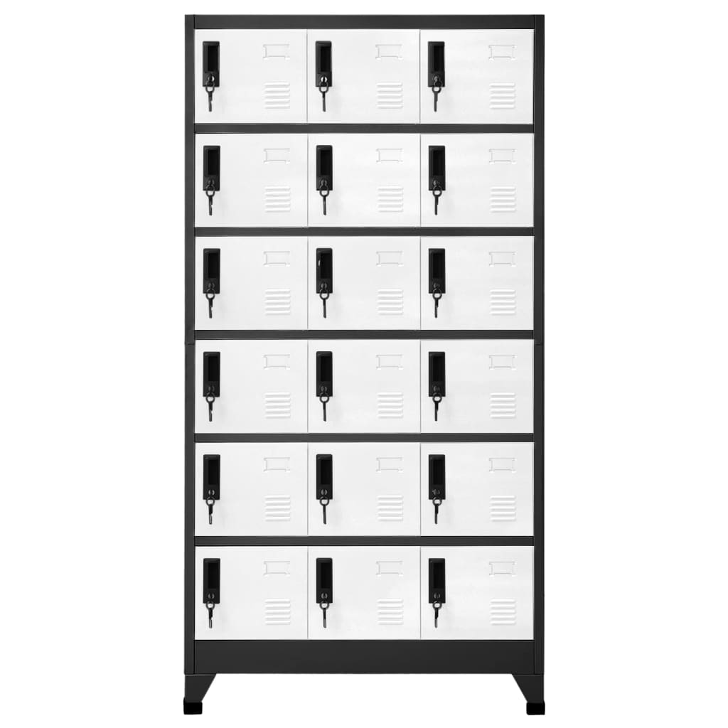 Locker Cabinet 90X40X180 Cm Steel