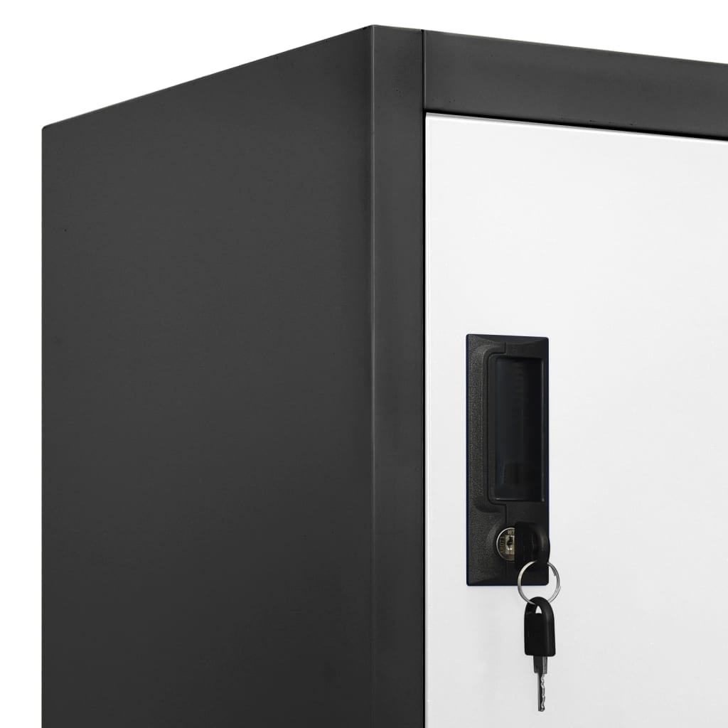 Locker Cabinet 90X40X180 Cm Steel