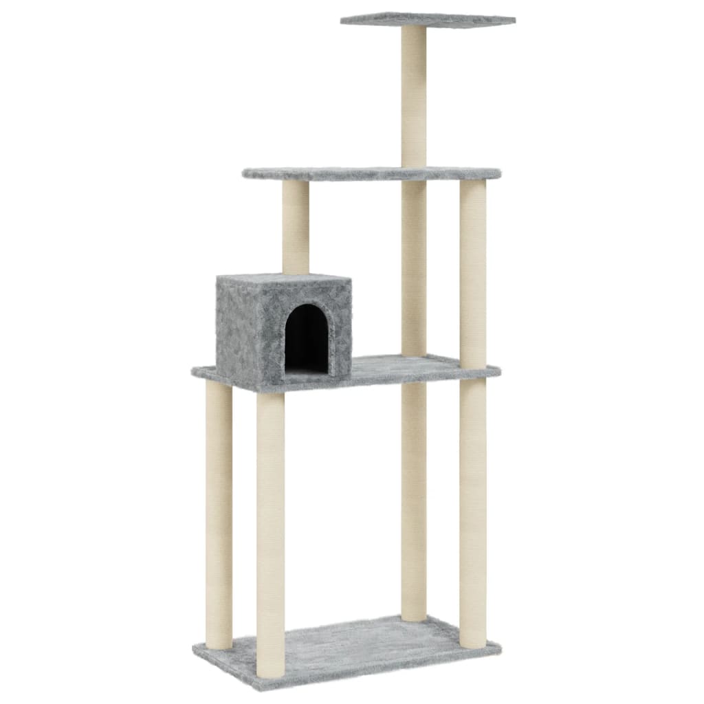Cat Tree With Sisal Scratching Posts 147 Cm