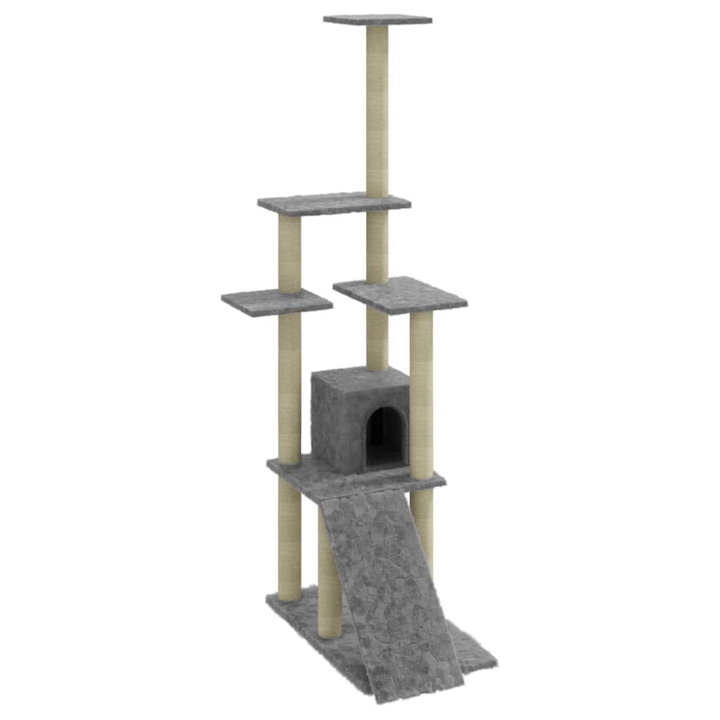 Cat Tree With Sisal Scratching Posts 155 Cm
