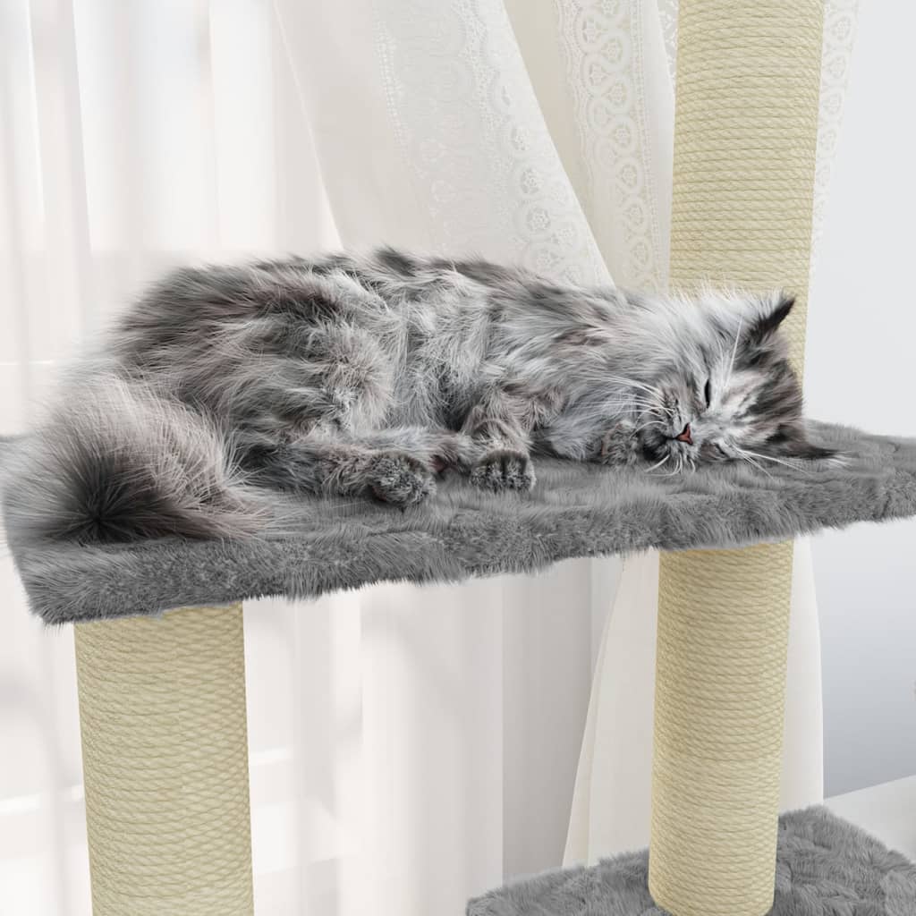 Cat Tree With Sisal Scratching Posts 155 Cm