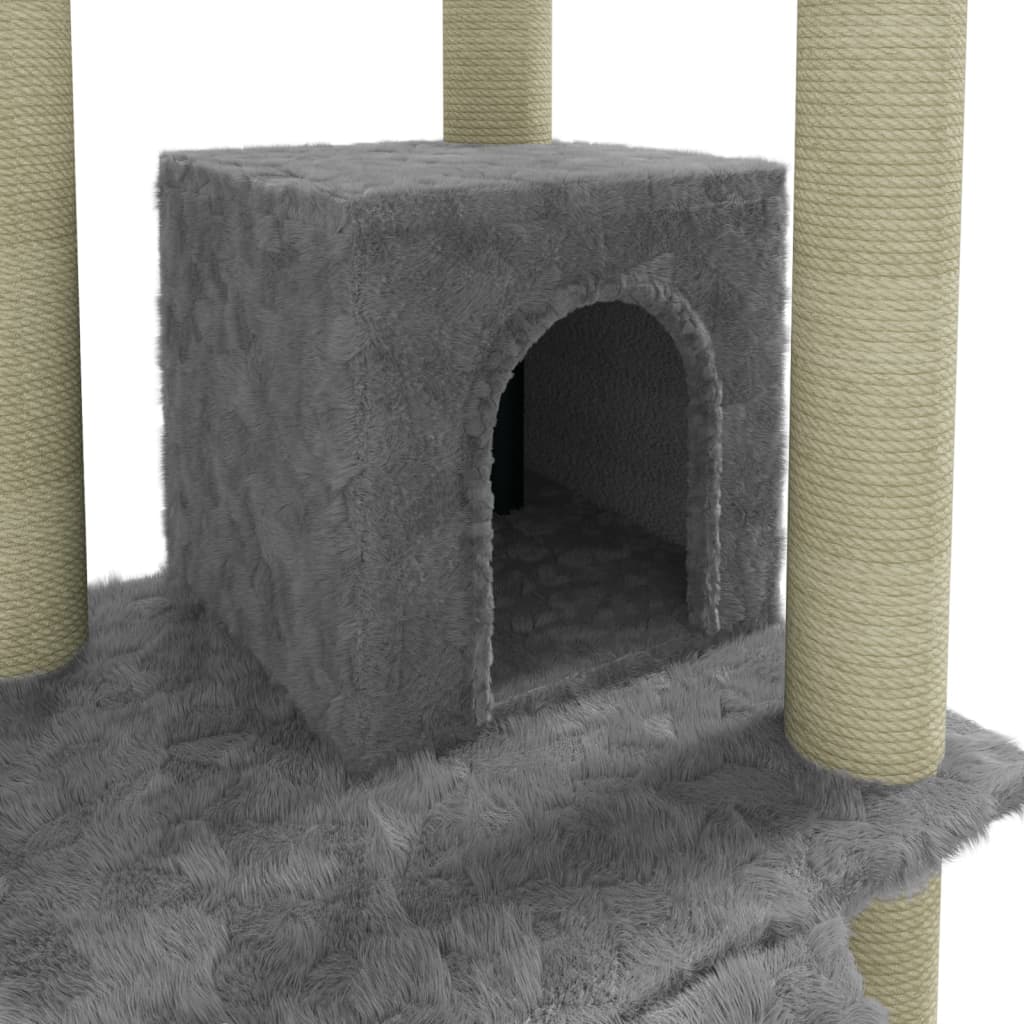 Cat Tree With Sisal Scratching Posts 155 Cm