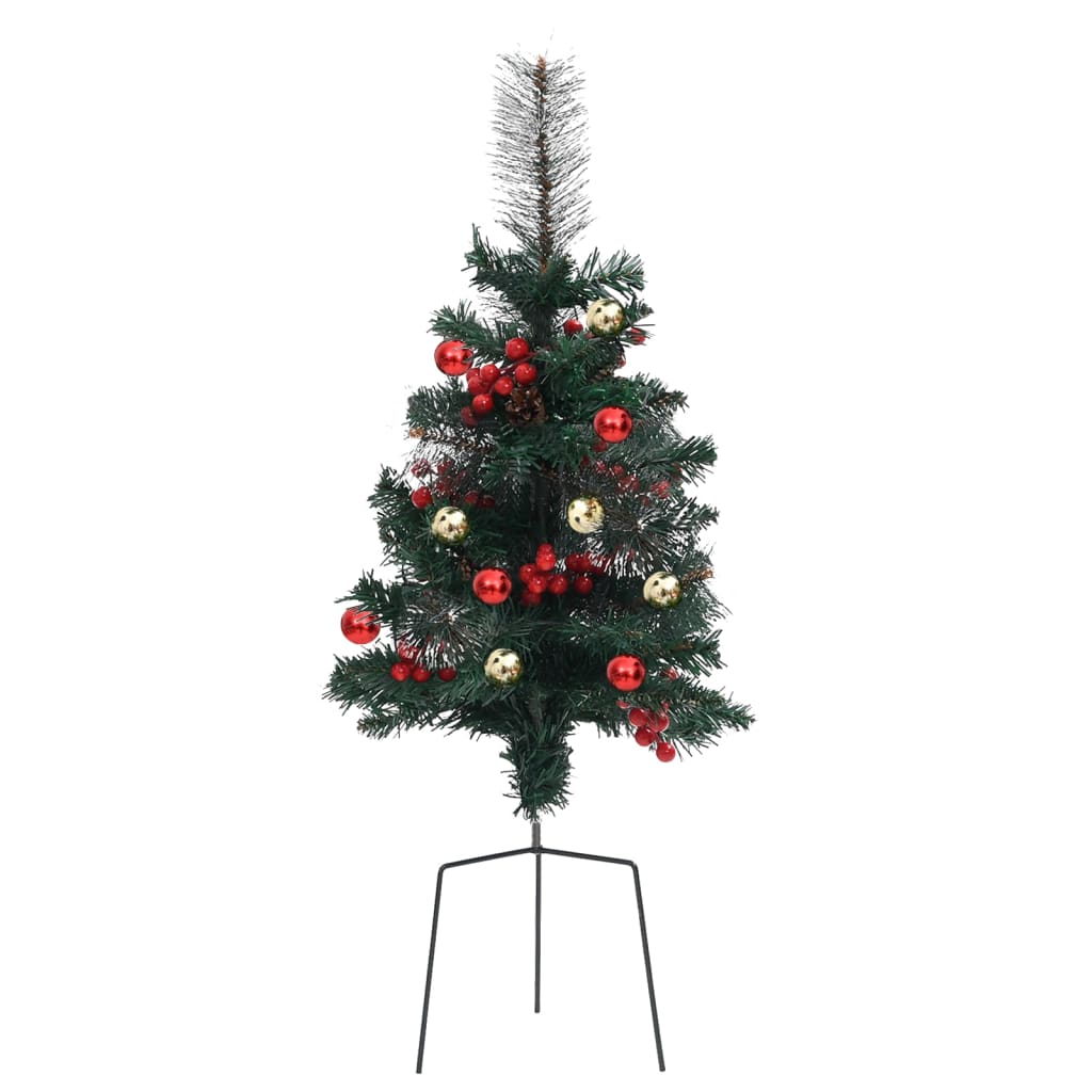 Artificial Pathway Christmas Trees 2 Pcs 76 Cm Pvc