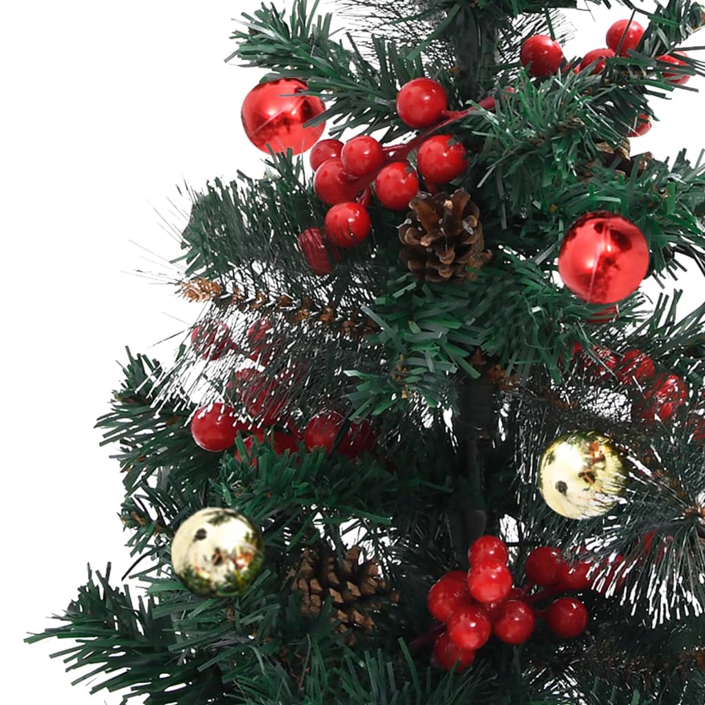 Artificial Pathway Christmas Trees 2 Pcs 76 Cm Pvc
