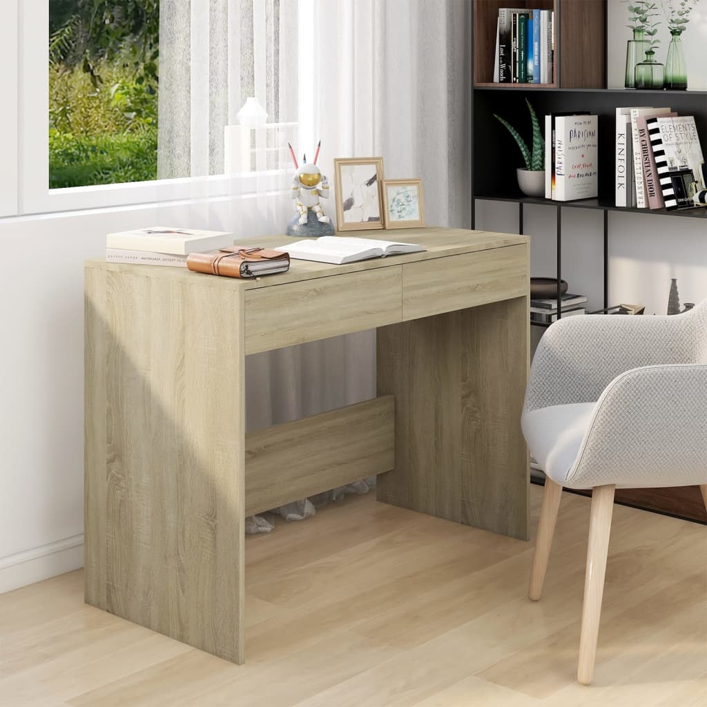 Desk 101X50X76.5 Cm Engineered Wood