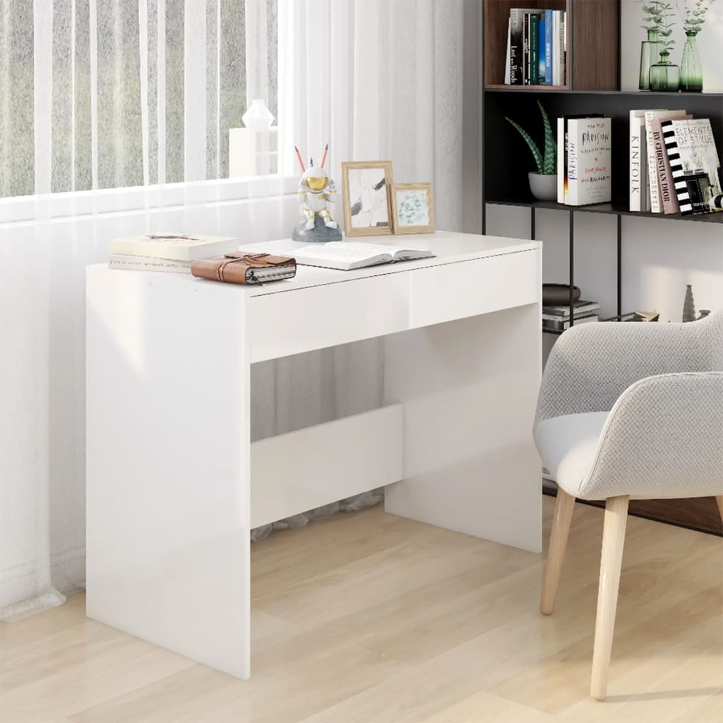 Desk 101X50X76.5 Cm Engineered Wood