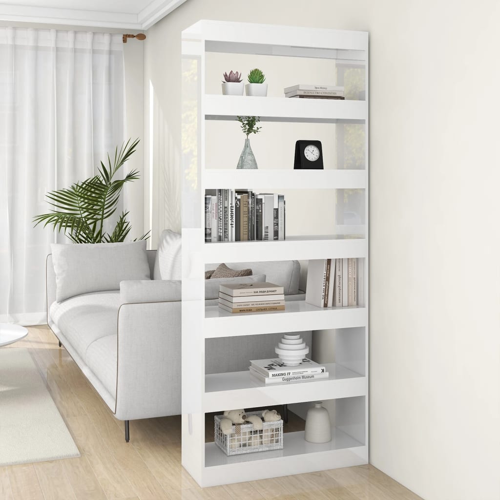 Book Cabinet/Room Divider 80X30X198 Cm Engineered Wood