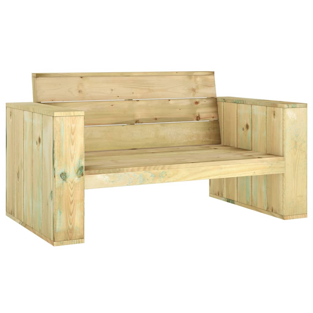 4 Piece Garden Lounge Set Impregnated Solid Wood Pine