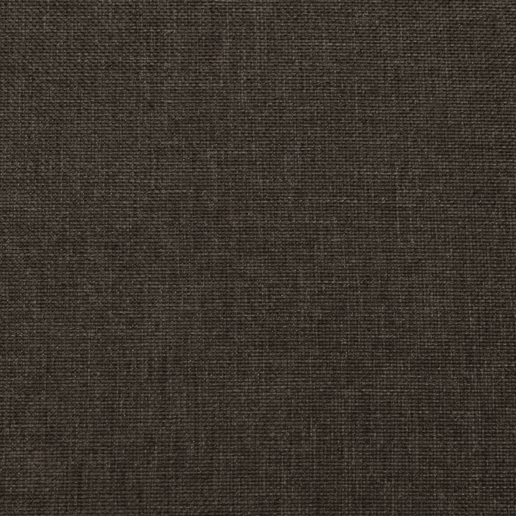 Recliner Chair Dark Brown Fabric